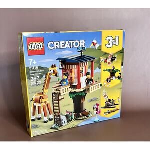 LEGO Creator 31116 Safari Wildlife Treehouse • New Sealed • Retired 3‑in‑1 Set